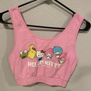 Hello Kitty and Friends crop tank - Size XS